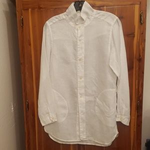 CP Shades Off-White Long Sleeve Button Down Shirt